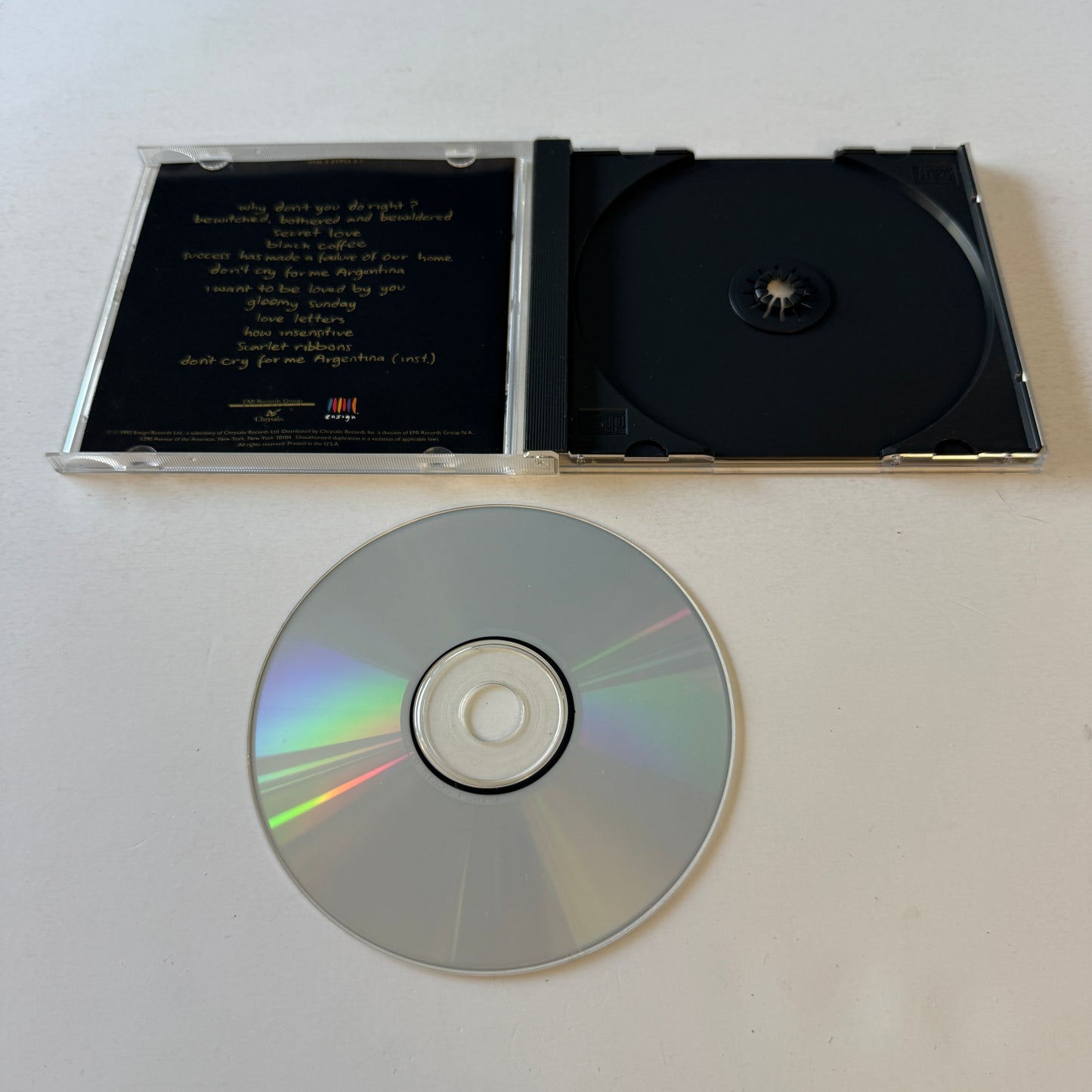 Sinéad O'Connor Am I Not Your Girl? Used CD VG+\VG+