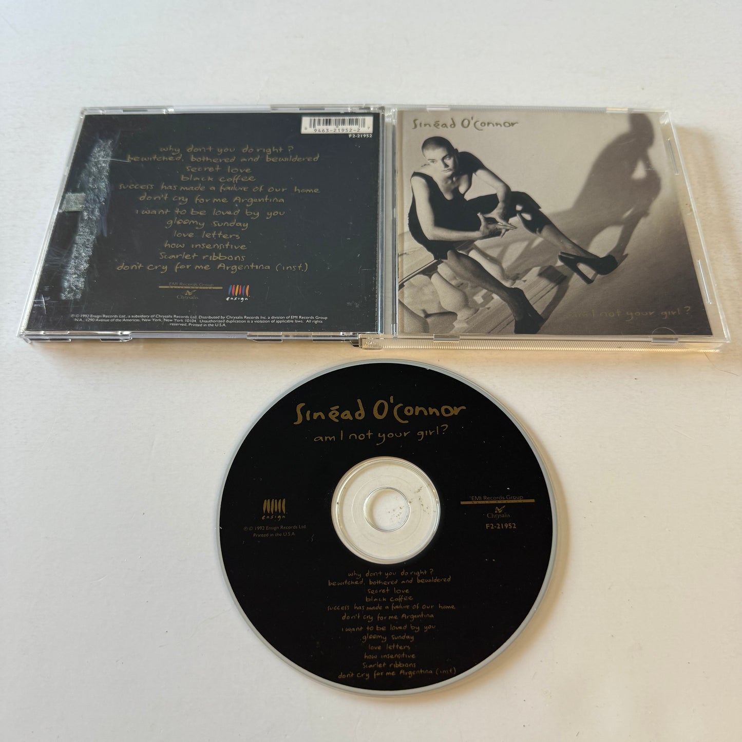 Sinéad O'Connor Am I Not Your Girl? Used CD VG+\VG+