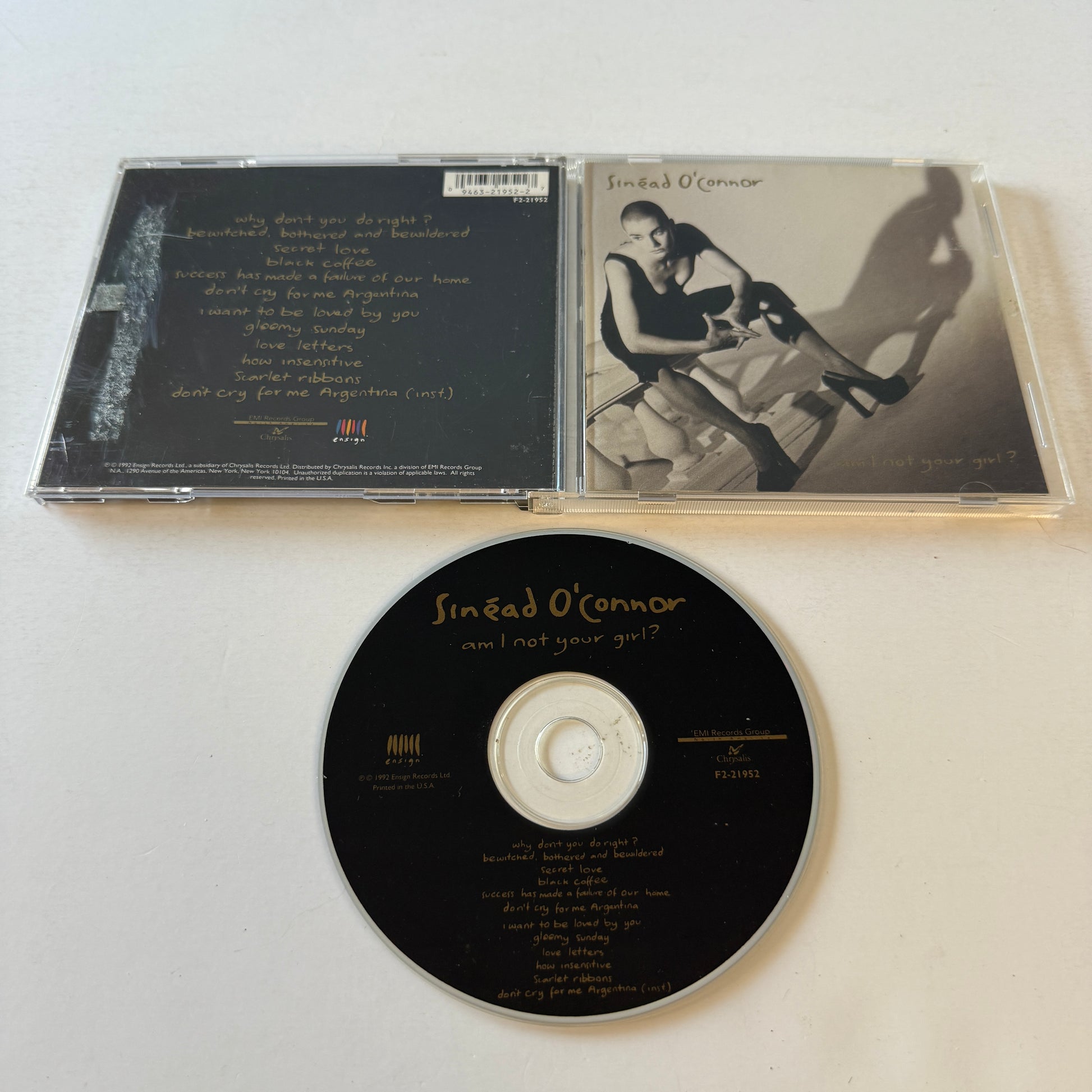 Sinéad O'Connor Am I Not Your Girl? Used CD VG+\VG+