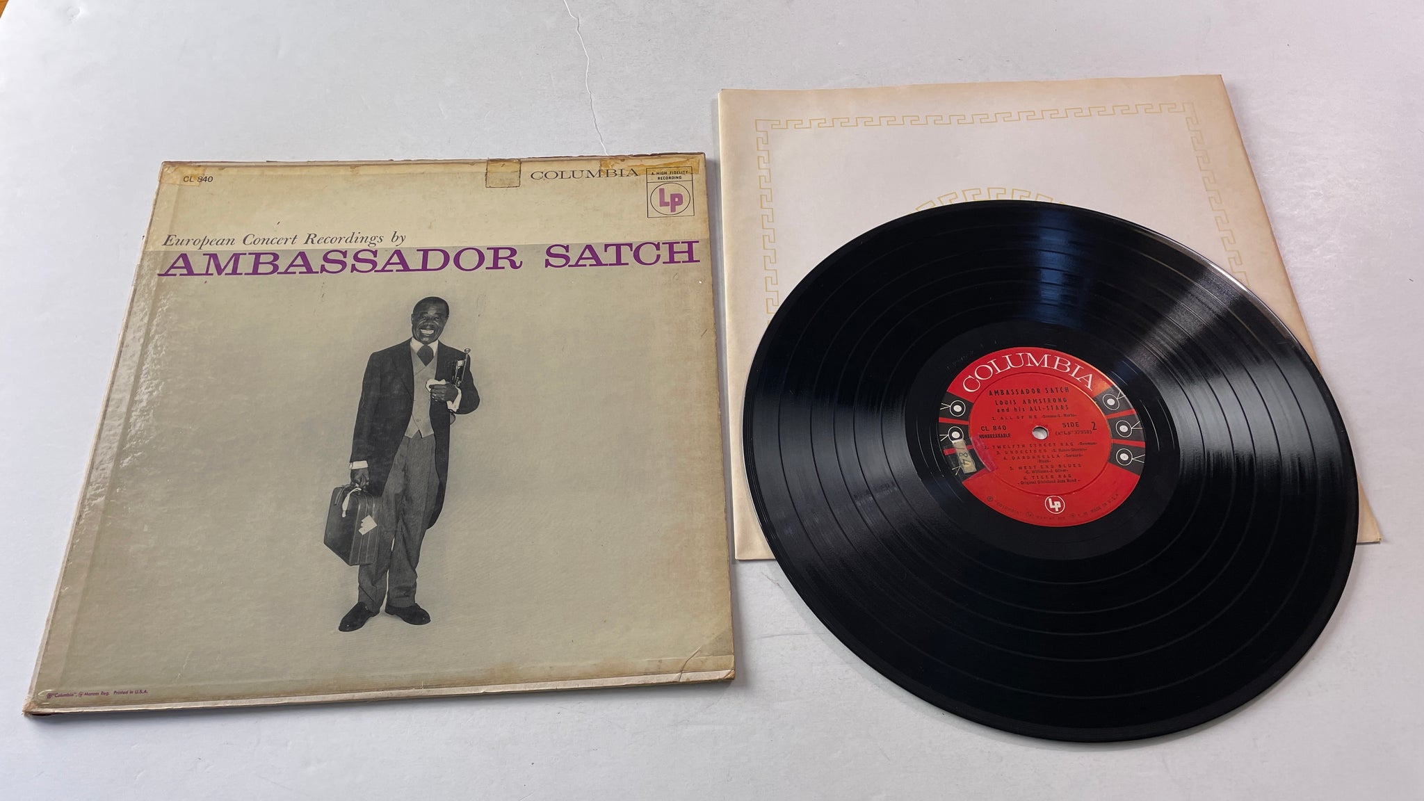 Louis Armstrong And His All-Stars: Ambassador Satch, 12 LP Record, VG+