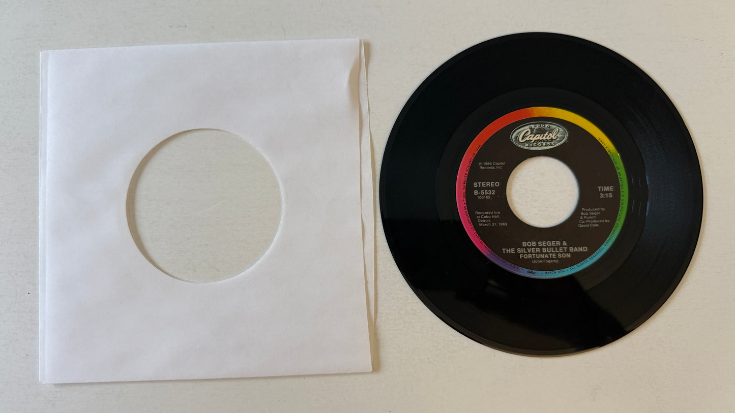 Bob Seger And The Silver Bullet Band American Storm Used 45 RPM 7" Vinyl VG+\