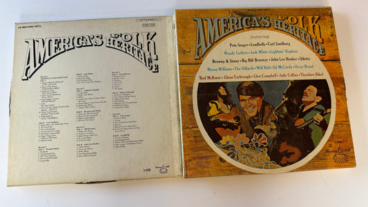 Various America's Folk Heritage Used Vinyl Box Set VG+\VG