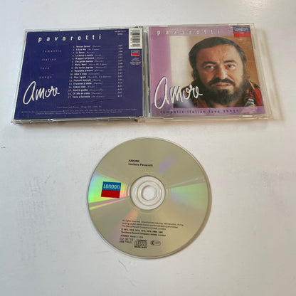 Luciano Pavarotti Amore (Romantic Italian Love Songs) Used CD VG+\VG+