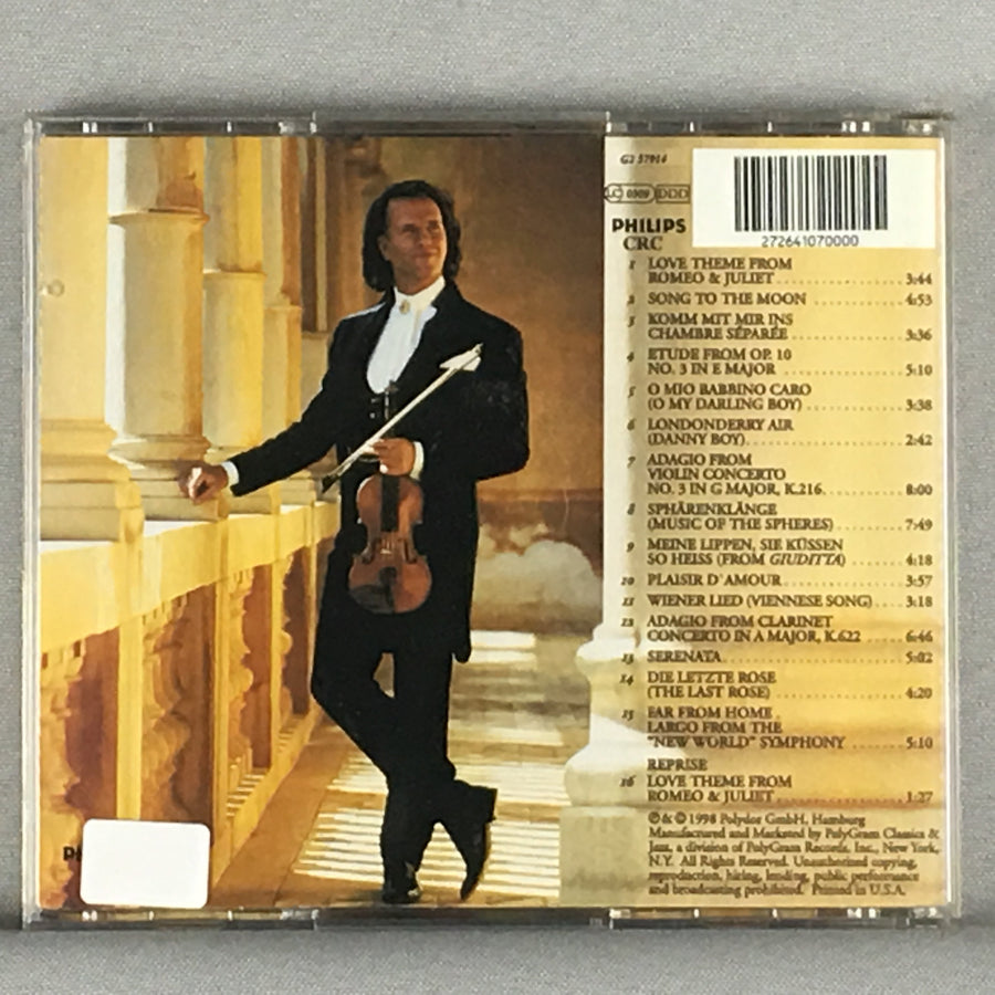 André Rieu ‎ Romantic Moments - Orig Press Used CD VG+\VG+