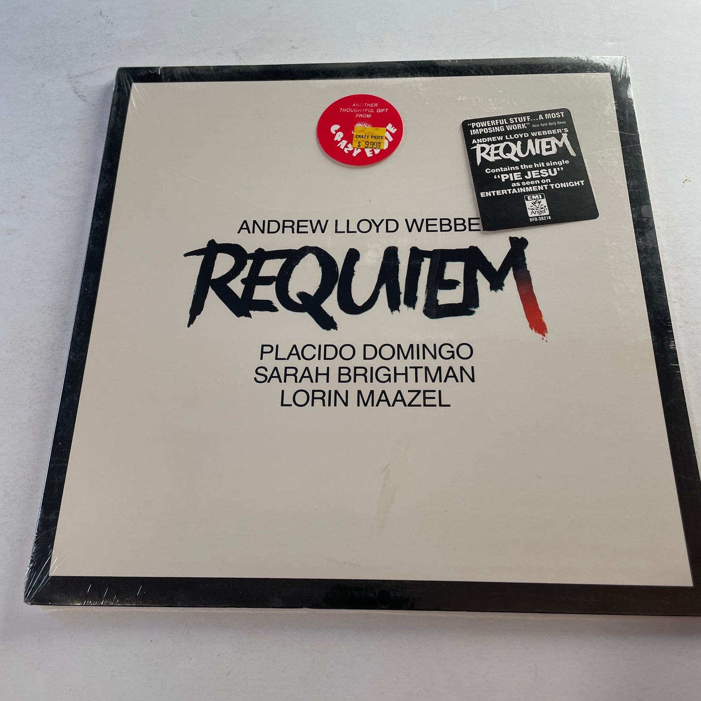 Andrew Lloyd Webber Placido Domingo Requiem New Vinyl LP M\NM