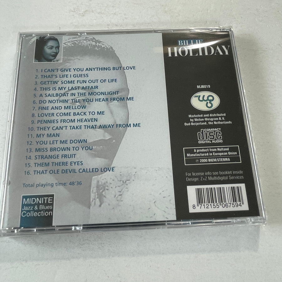 Billie Holiday Angel Of Harlem New Sealed CD M\M