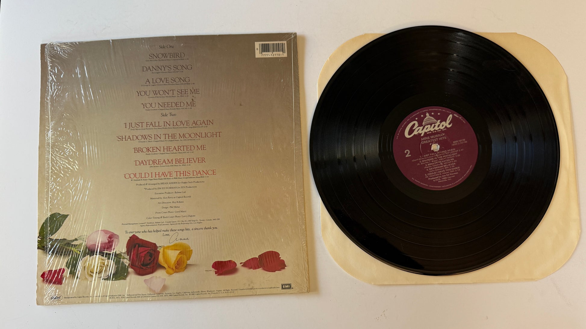 Anne Murray Anne Murray's Greatest Hits Used Vinyl LP VG\VG+