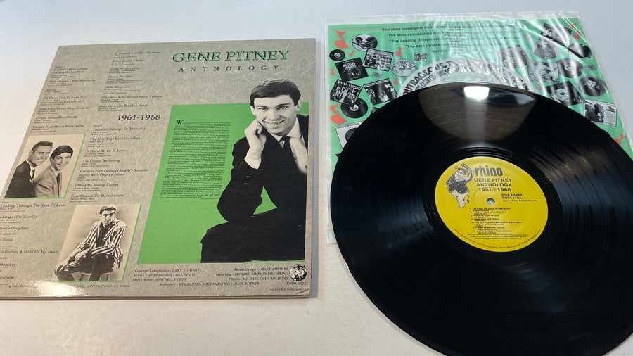 Gene Pitney Anthology 1961-1968 Used Vinyl 2LP VG+\VG+