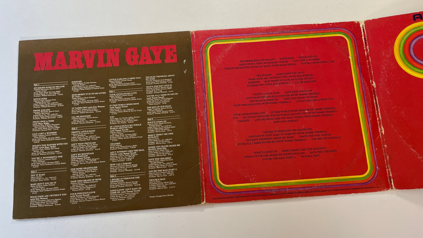 Marvin Gaye Anthology *NO BOOKLET* Used Vinyl 3LP VG\VG