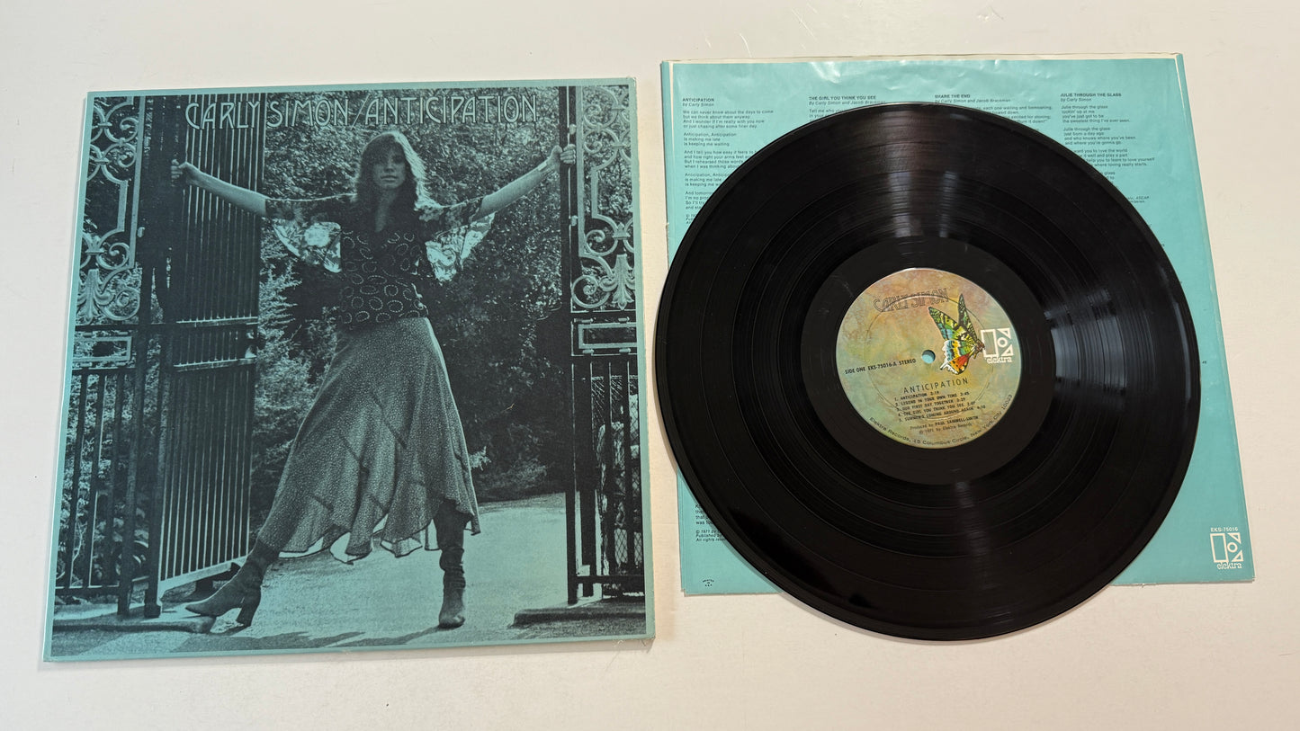 Carly Simon Anticipation Used Vinyl LP VG+\VG+