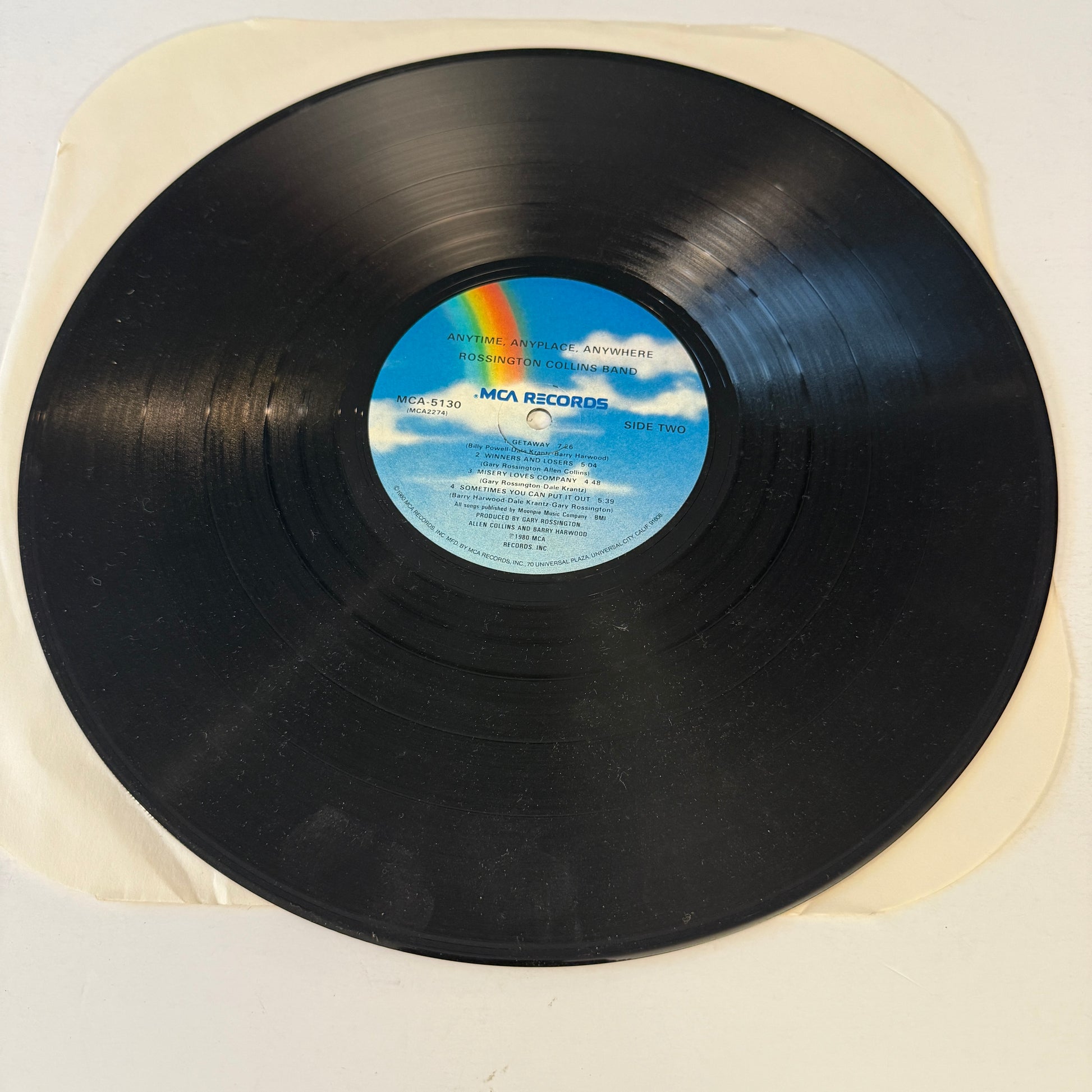 Rossington Collins Band Anytime, Anyplace, Anywhere Used Vinyl LP VG+\VG