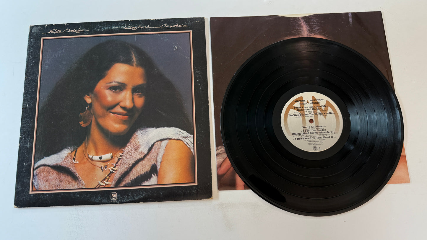 Rita Coolidge Anytime... Anywhere Used Vinyl LP VG+\G+