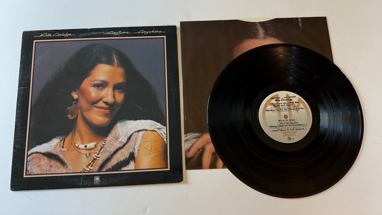 Rita Coolidge Anytime... Anywhere Used Vinyl LP VG+\VG