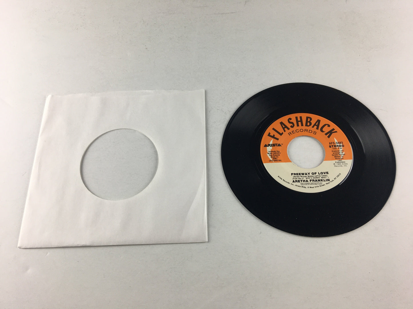 Aretha Franklin Freeway Of Love / Jump To It Used 45 RPM 7" Vinyl VG+\VG+