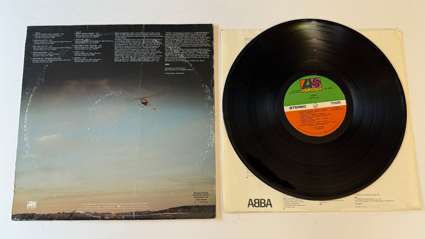 ABBA Arrival Used Vinyl LP VG+\VG