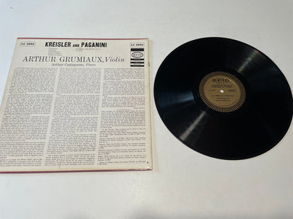 Arthur Grumiaux Kreisler & Paganini by Arthur Grumiaux Used Vinyl LP VG+\G+