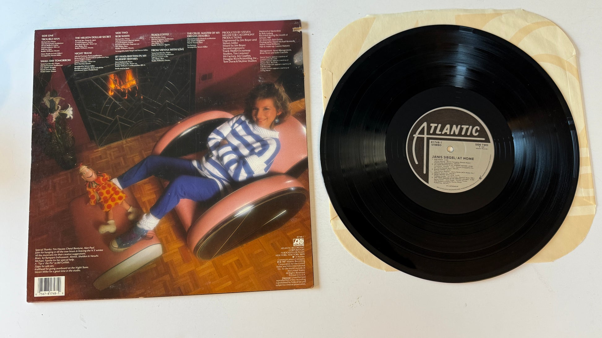 Janis Siegel At Home Used Vinyl LP VG+\VG