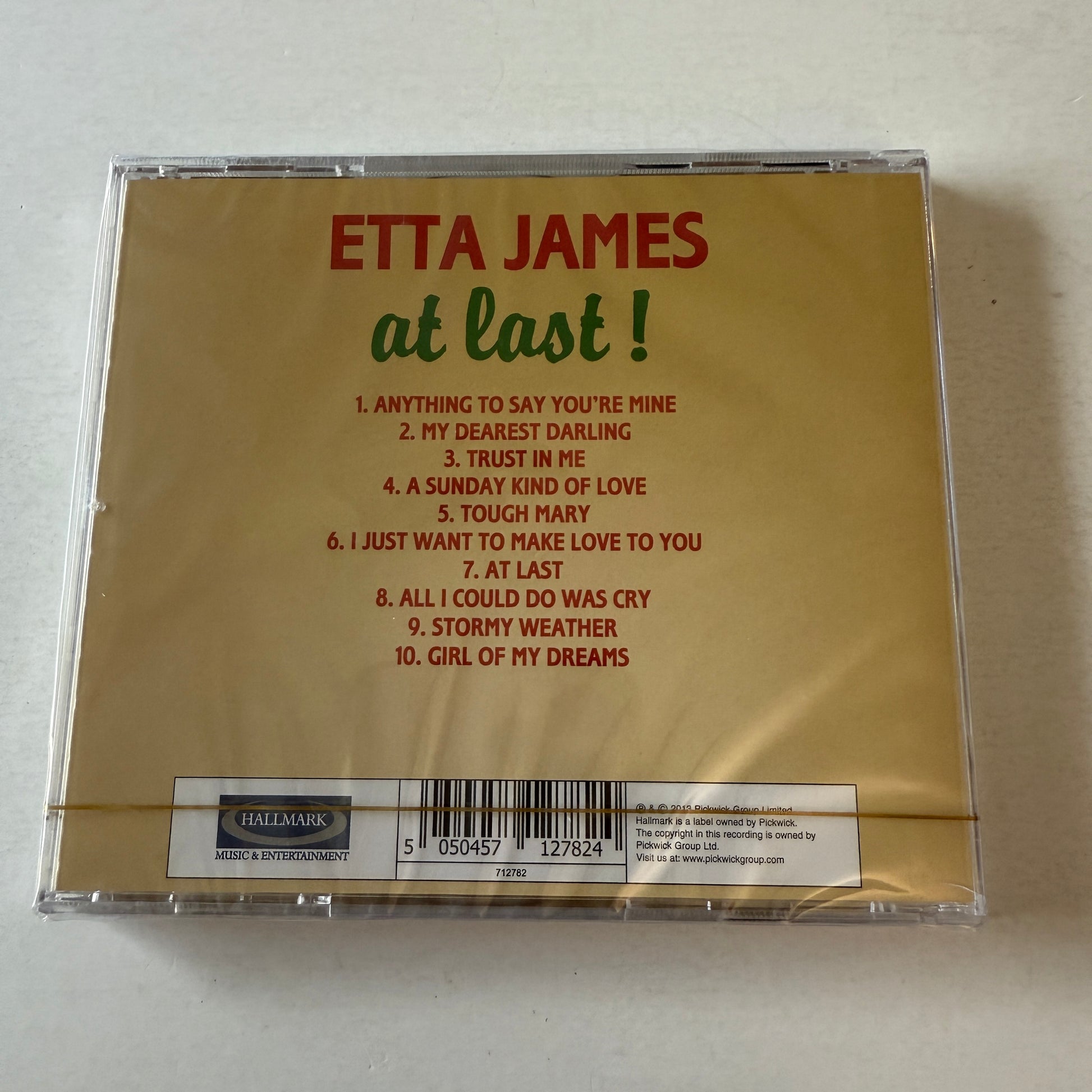 Etta James At Last! New Sealed CD M\M