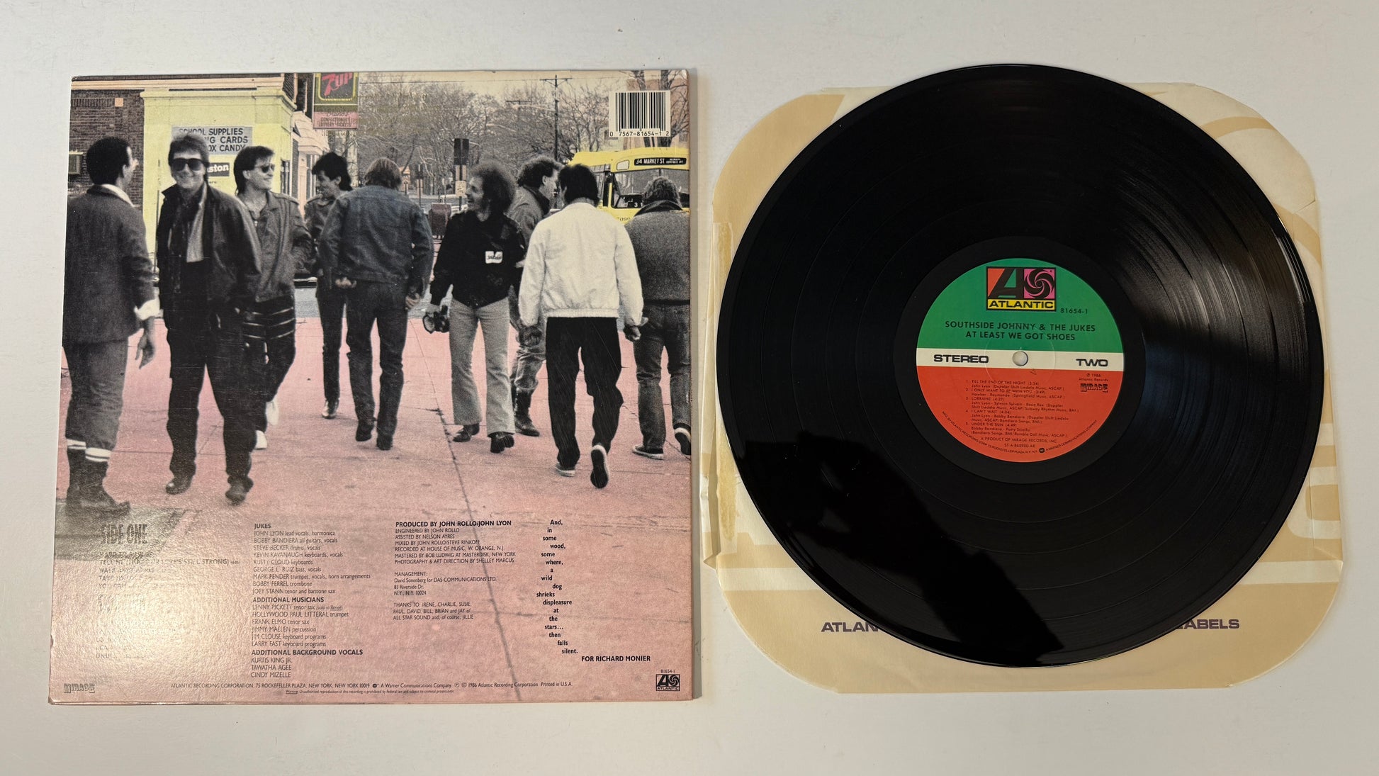 Southside Johnny & The Asbury Jukes At Least We Got Shoes Used Vinyl LP VG+\VG+