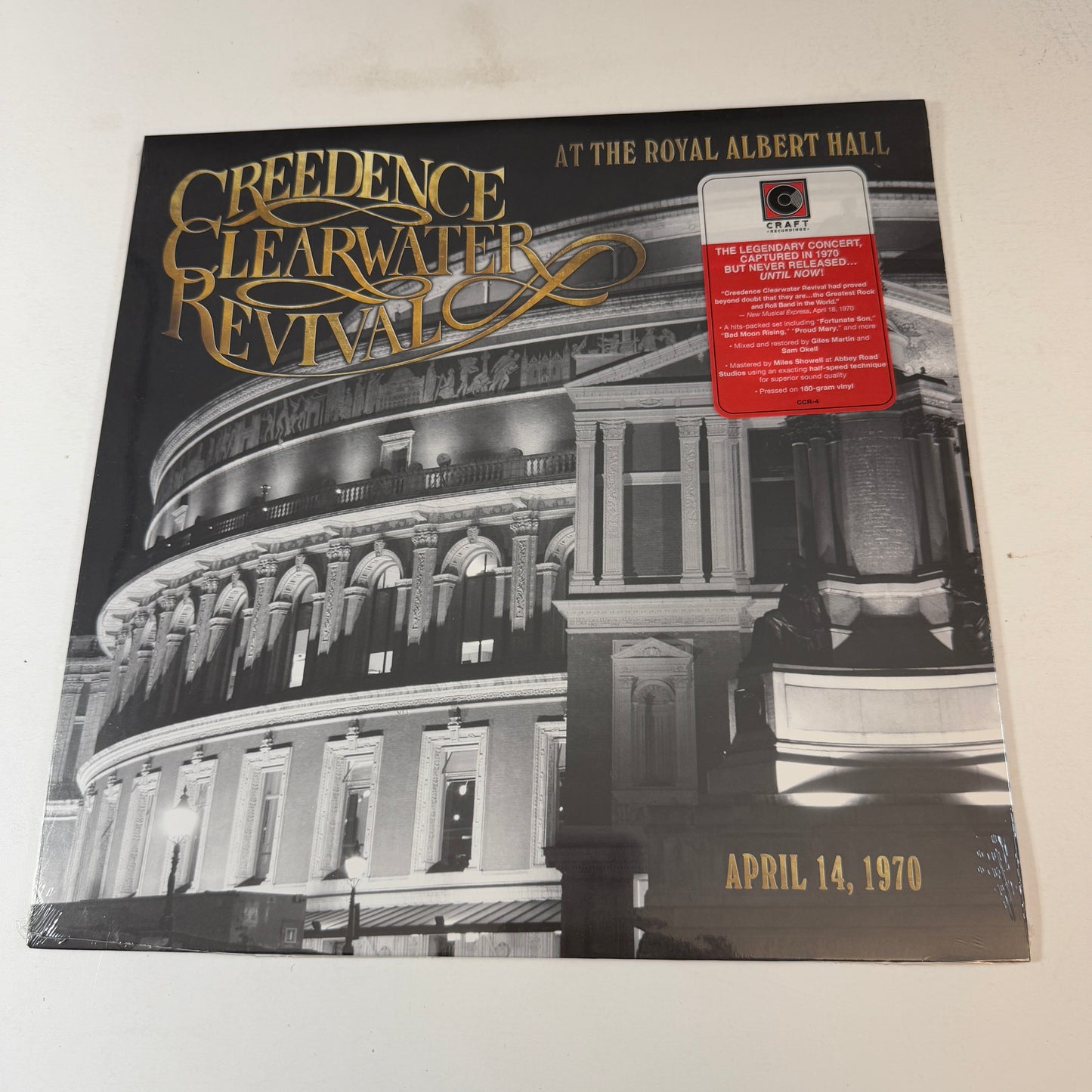 Creedence Clearwater Revival At The Royal Albert Hall (April 14, 1970) New 180 Gram Vinyl LP M\M