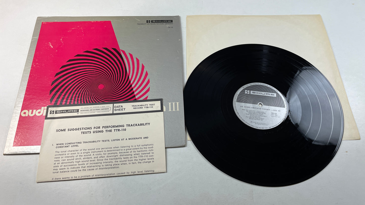 Various Audio Obstacle Course - Era III (The Shure Trackability Test Record) Used Vinyl LP VG+\VG