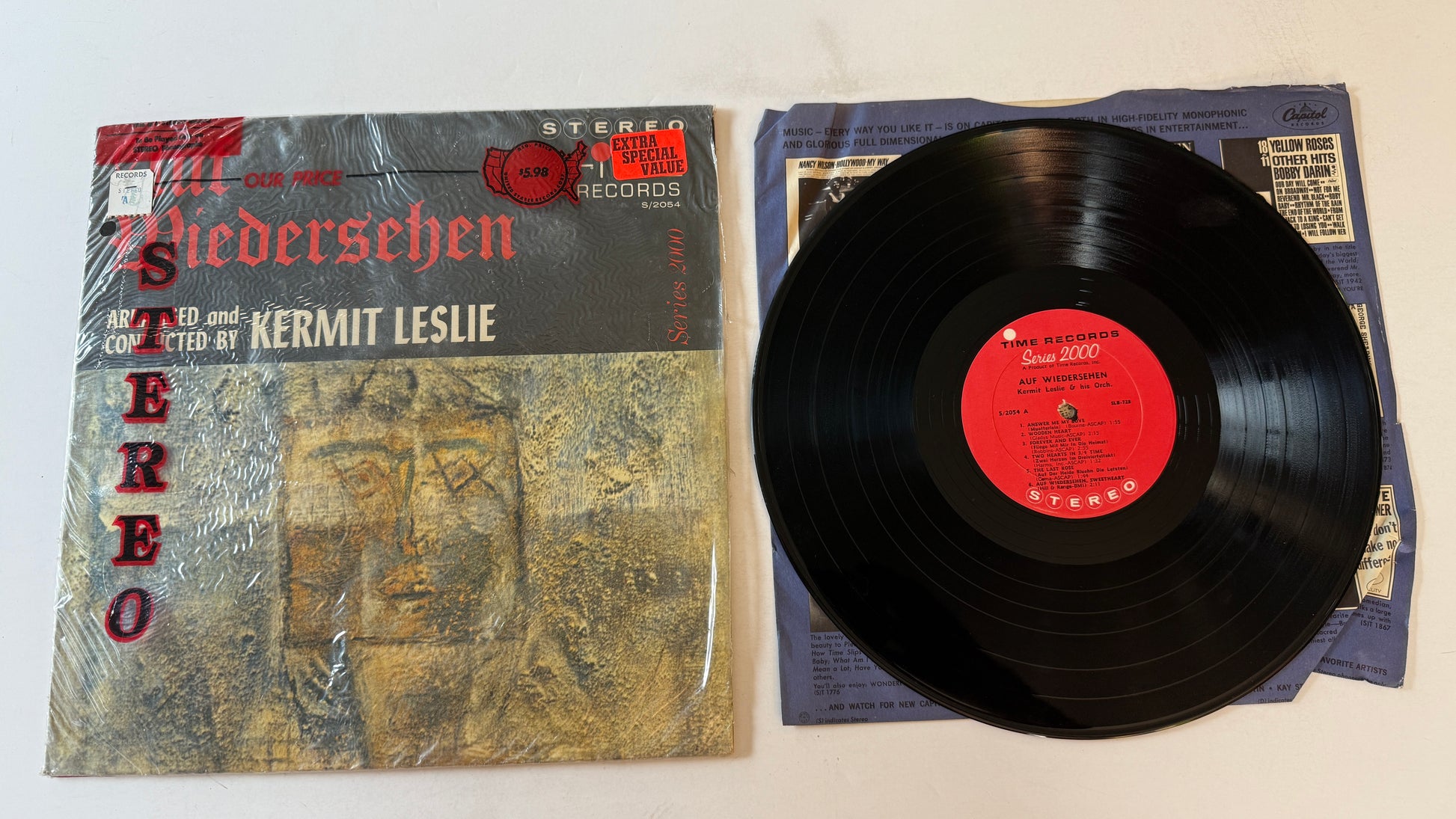 Kermit Leslie And His Orchestra Auf Wiedersehen Used Vinyl LP VG+\VG+