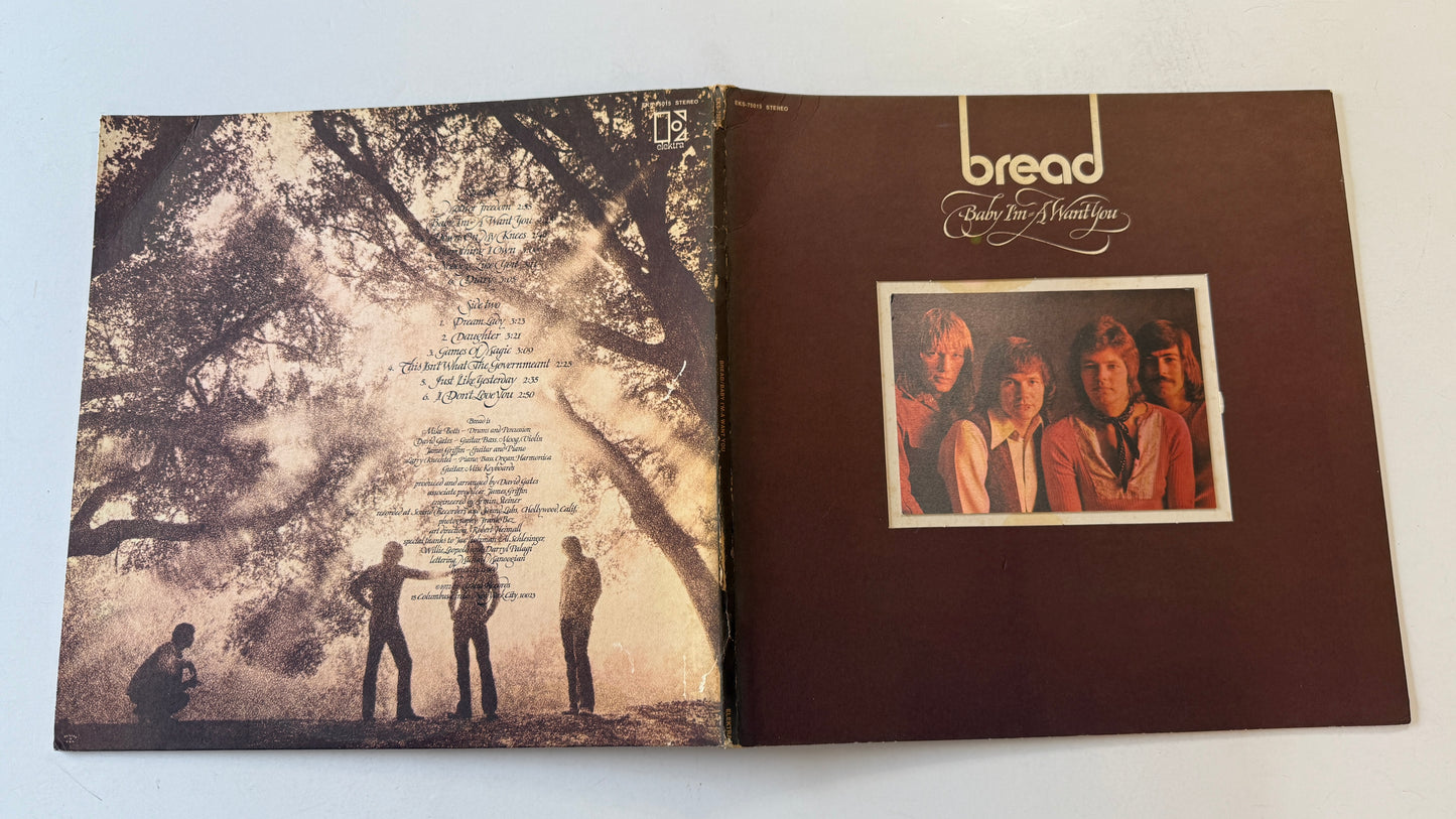 Bread Baby I'm Used Vinyl LP VG+\VG