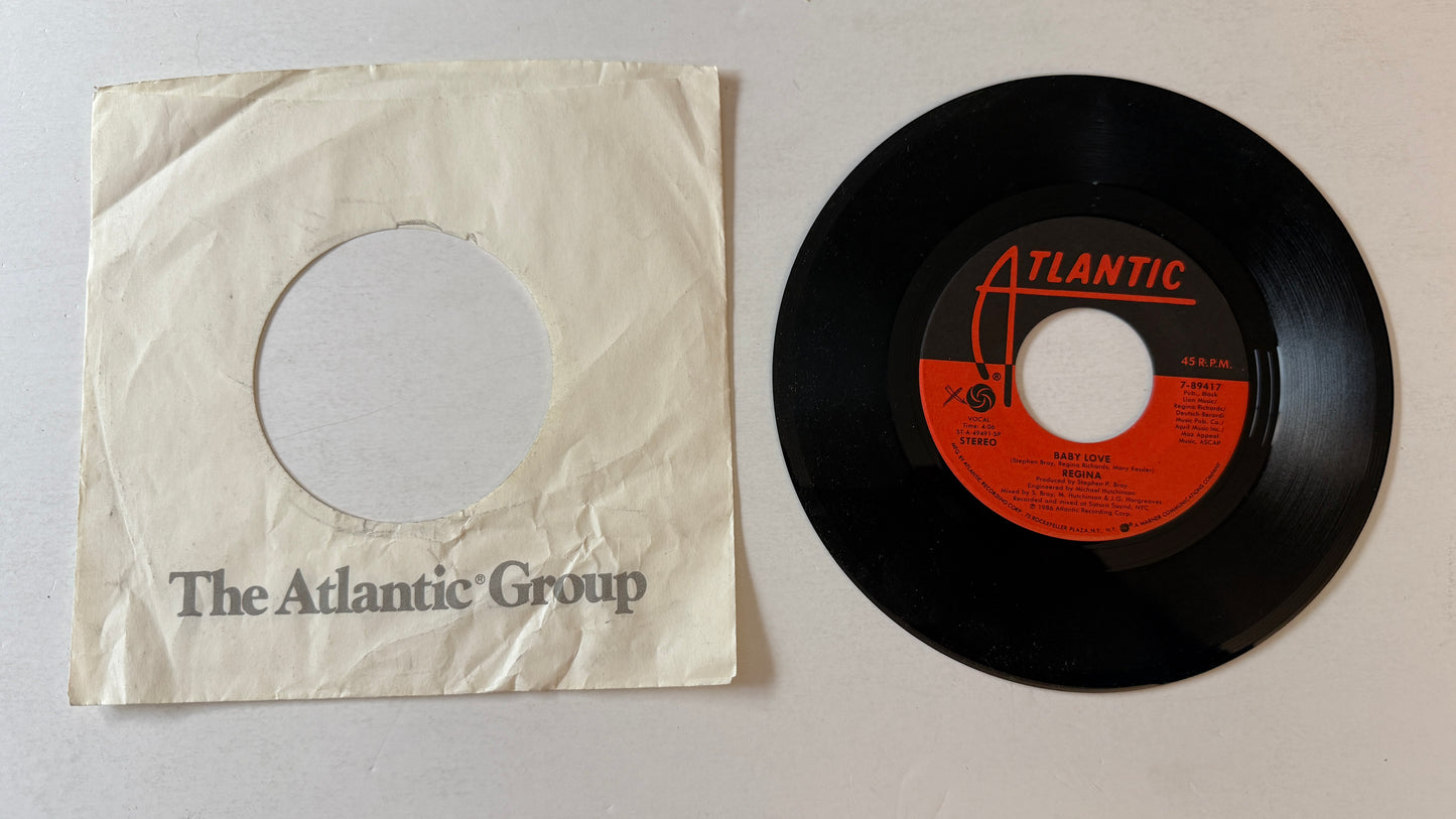 Regina Baby Love Used 45 RPM 7" Vinyl VG+\