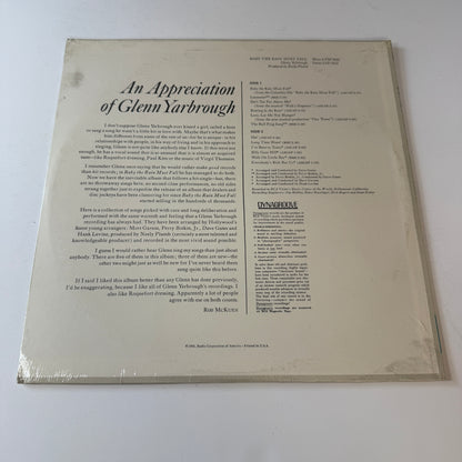 Glenn Yarbrough Baby The Rain Must Fall New Vinyl LP M\VG+