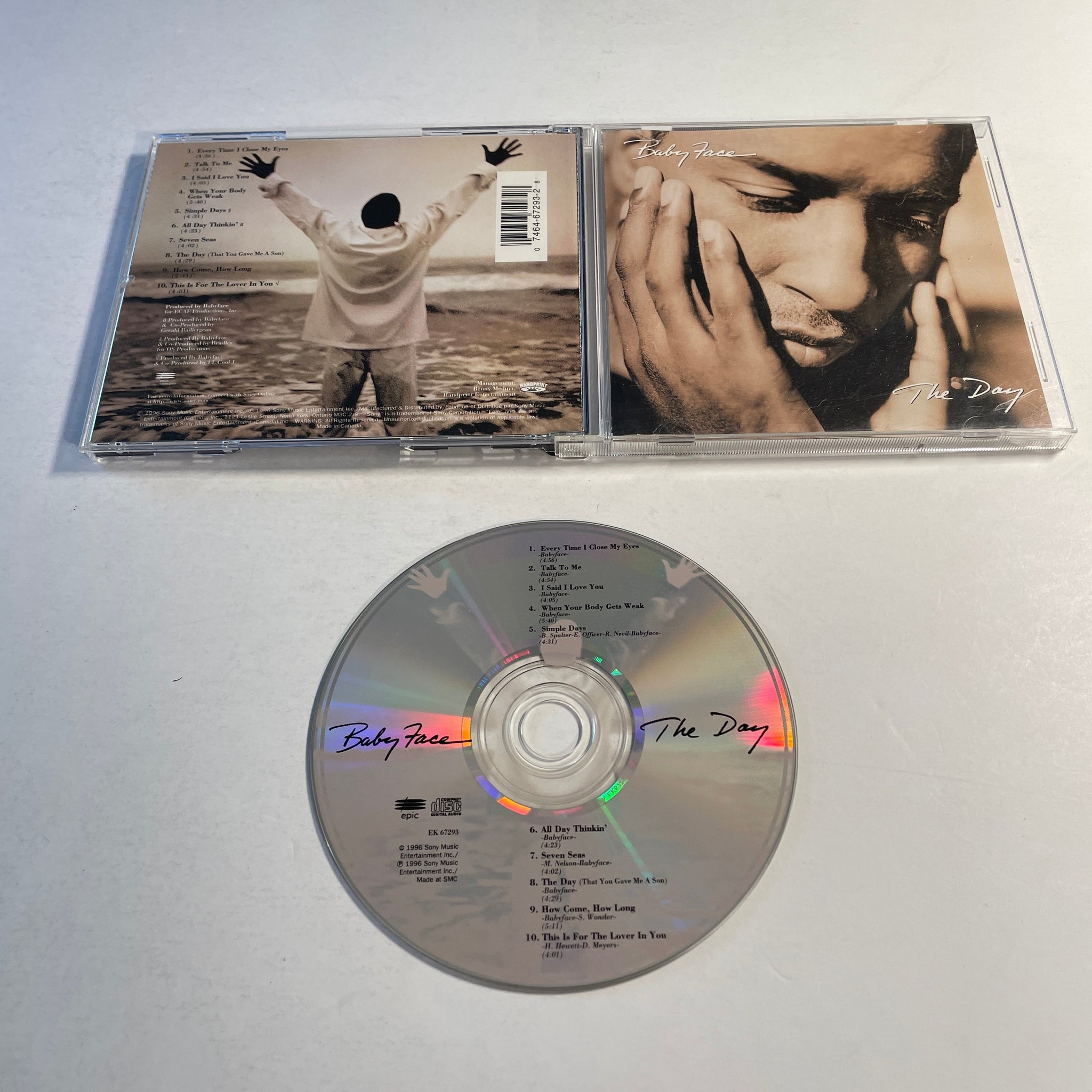 Babyface The Day Used CD VG+\VG+ - Slow Turnin Vinyl