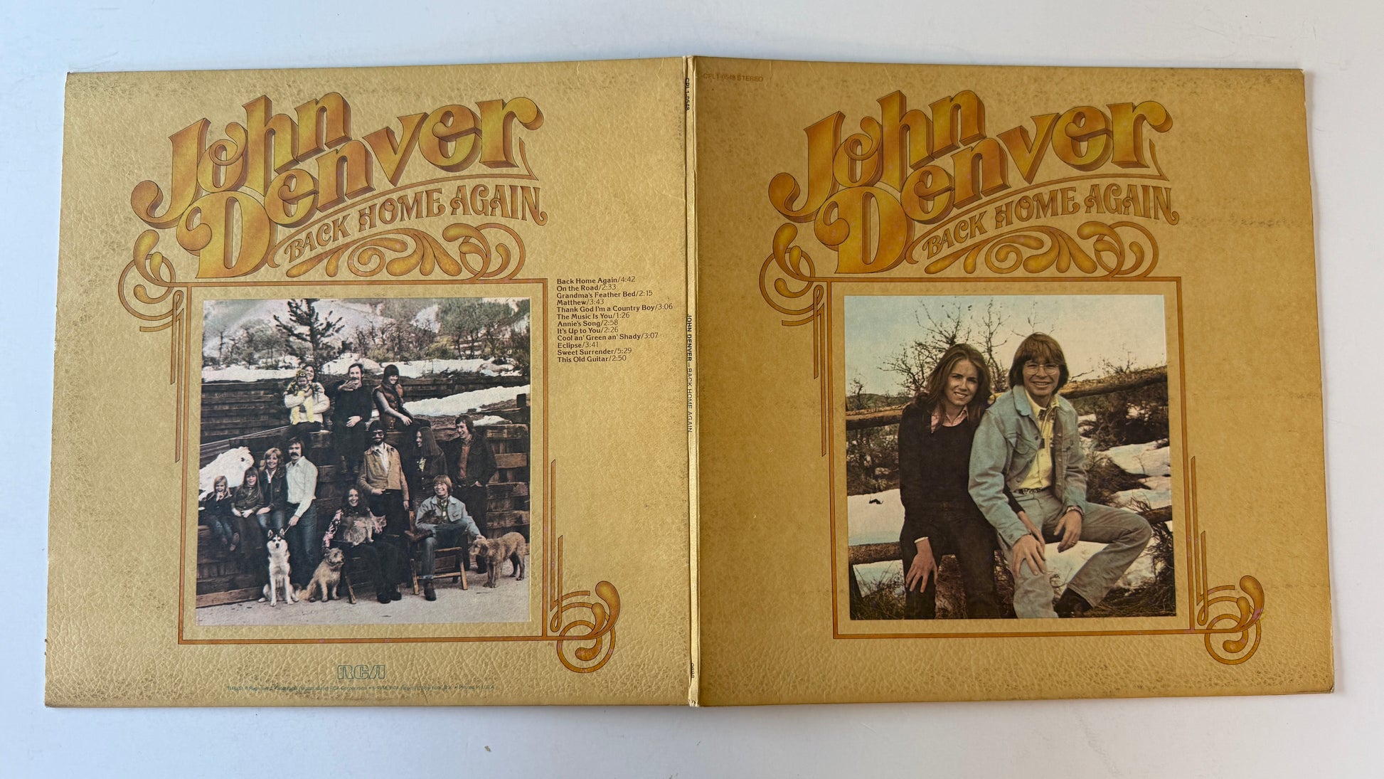 John Denver Back Home Again Used Vinyl LP VG+\VG+