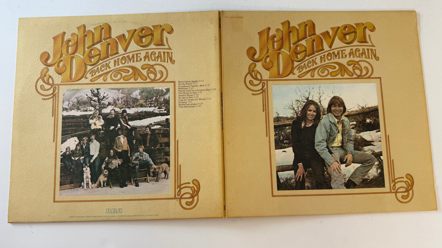John Denver Back Home Again Used Vinyl LP VG+\VG+