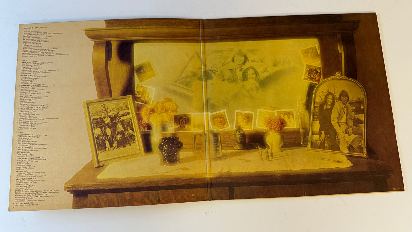 John Denver Back Home Again Used Vinyl LP VG+\VG+