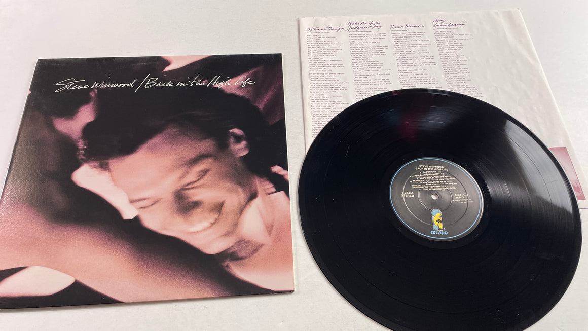 Steve Winwood Back In The High Life Used Vinyl LP VG+\VG+