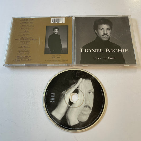 Lionel Richie Back To Front Used CD VG+\VG