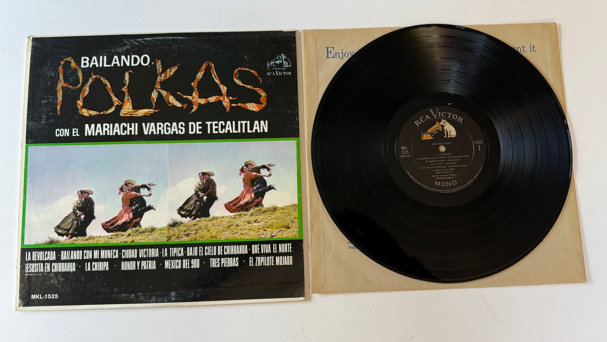 Mariachi Vargas de Tecalitlán Bailando Polkas Used Vinyl LP VG+\VG