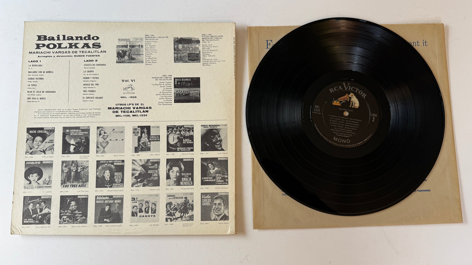 Mariachi Vargas de Tecalitlán Bailando Polkas Used Vinyl LP VG+\VG