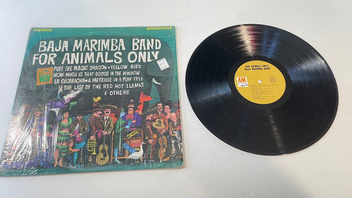 Baja Marimba Band For Animals Only Used Vinyl LP VG+\VG+