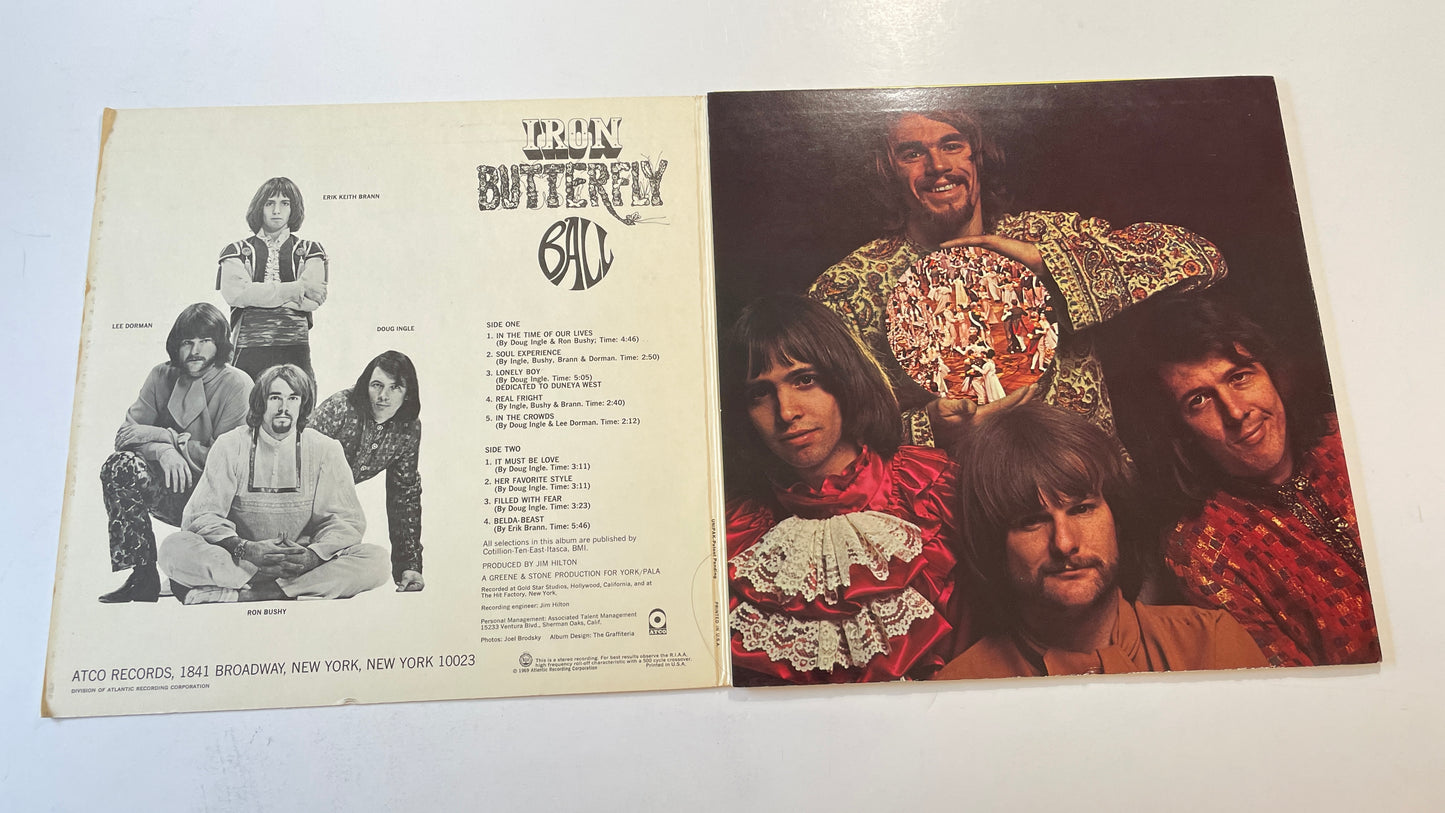 Iron Butterfly Ball Used Vinyl LP VG+\VG