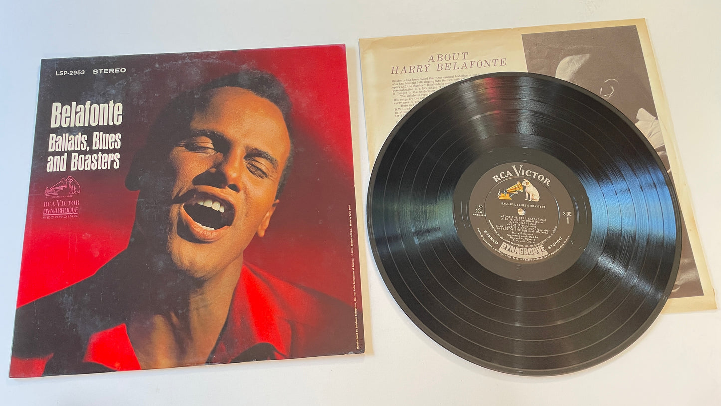 Harry Belafonte Ballads, Blues And Boasters Used Vinyl LP VG+\VG