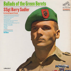 Barry Sadler Ballads Of The Green Berets Used Vinyl LP VG+\VG+