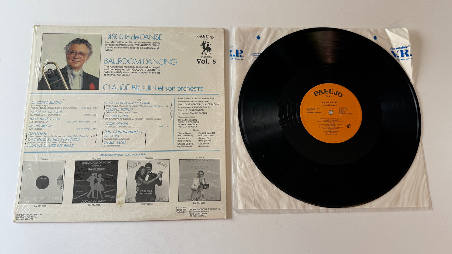 Claude Blouin Et Son Orchestre Ballroom Dancing – Disque De Danse Vol. 5 Used Vinyl LP VG+\VG+