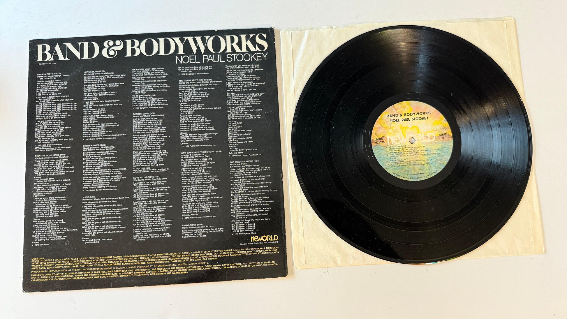 Noel Paul Stookey Band & Bodyworks Used Vinyl LP VG+\VG