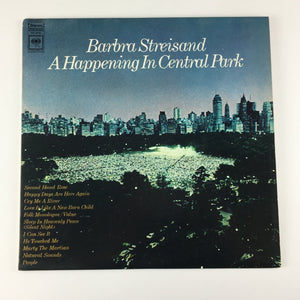Barbra Streisand ‎ A Happening In Central Park Used Vinyl LP VG\VG+