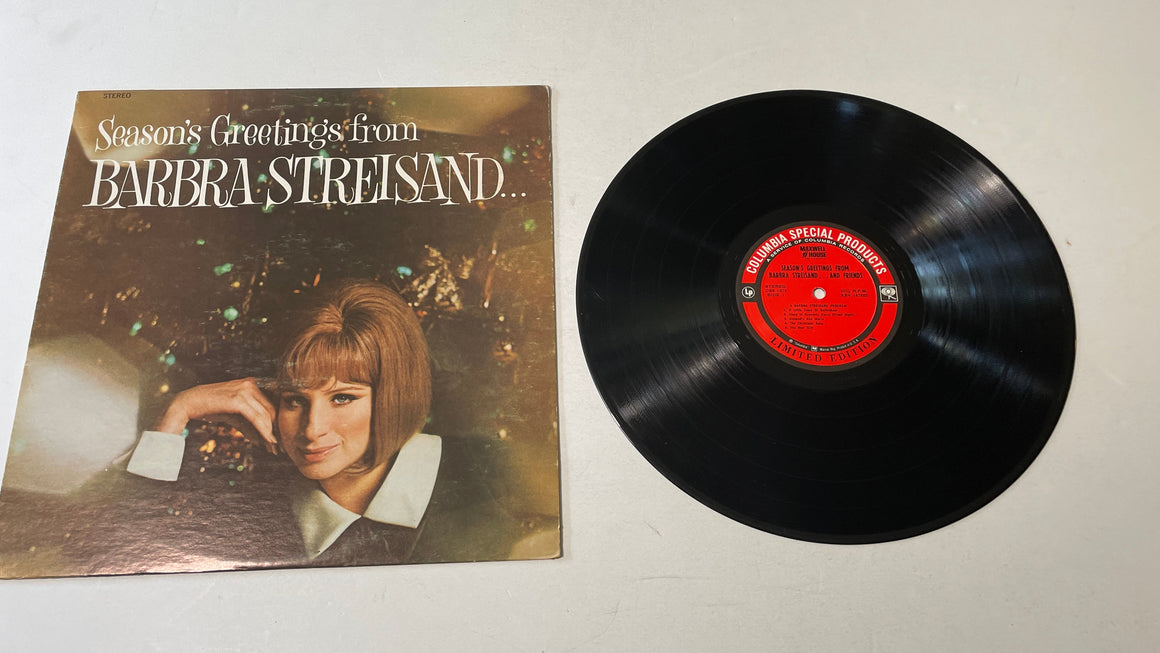 Barbra Streisand Season's Greetings From Barbra Streisand...And Friends Used Vinyl LP VG\VG