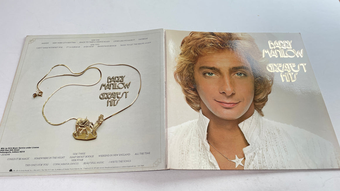Barry Manilow Greatest Hits Used Vinyl 2LP VG+\VG