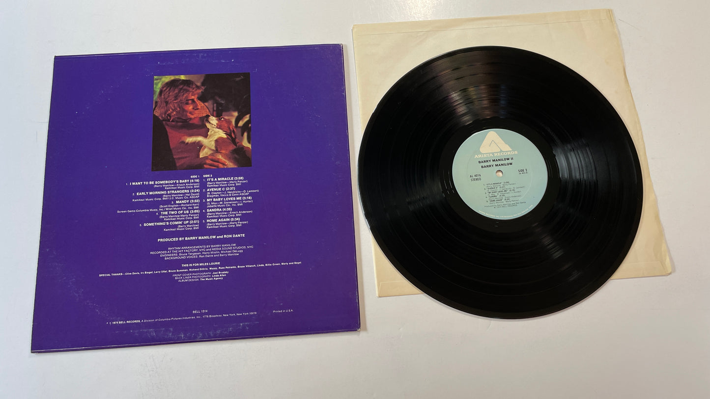 Barry Manilow Barry Manilow II Used Vinyl LP VG+\VG