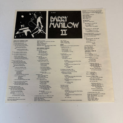 Barry Manilow Barry Manilow II Used Vinyl LP VG+\VG
