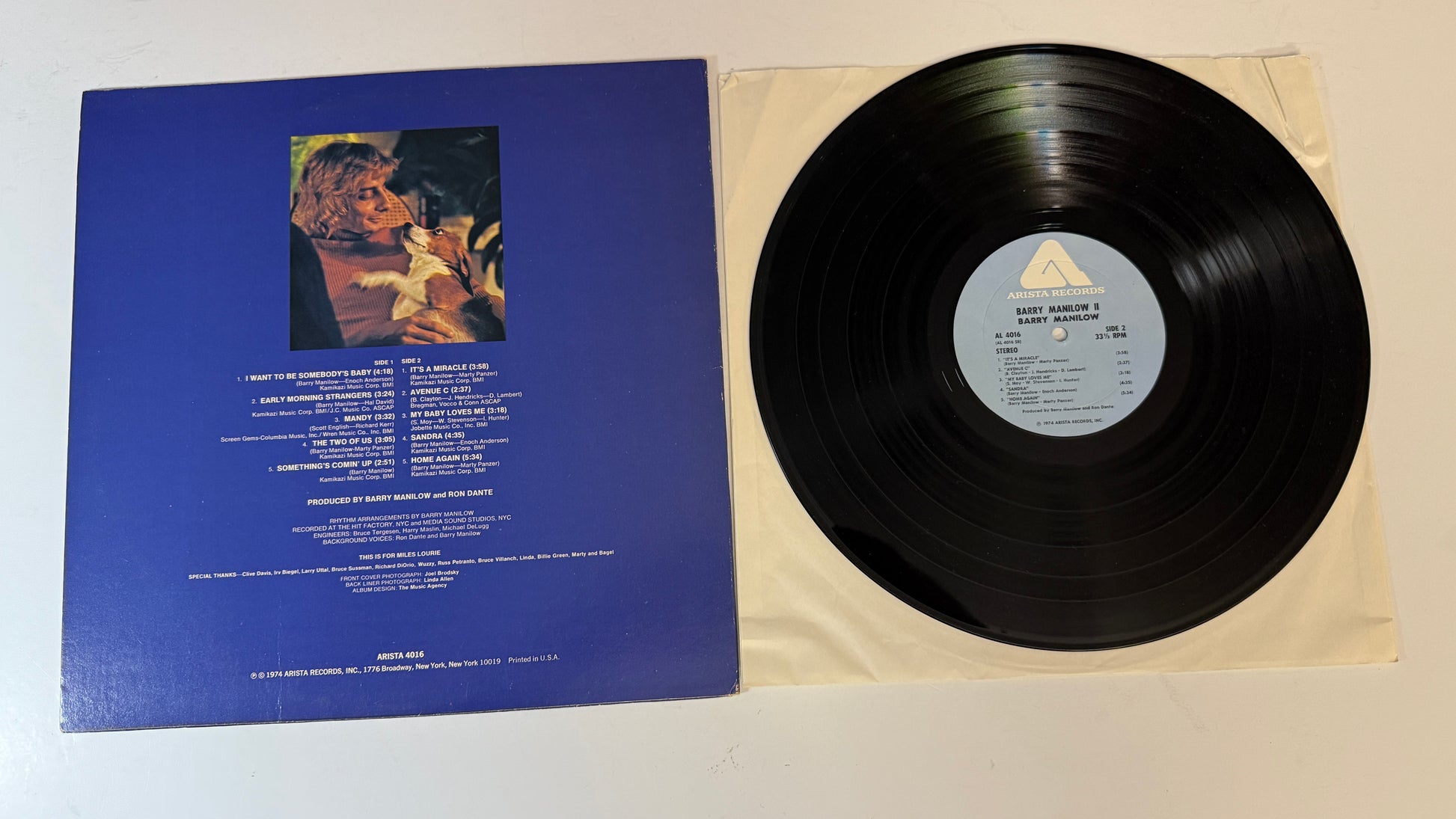 Barry Manilow Barry Manilow II Used Vinyl LP VG+\VG