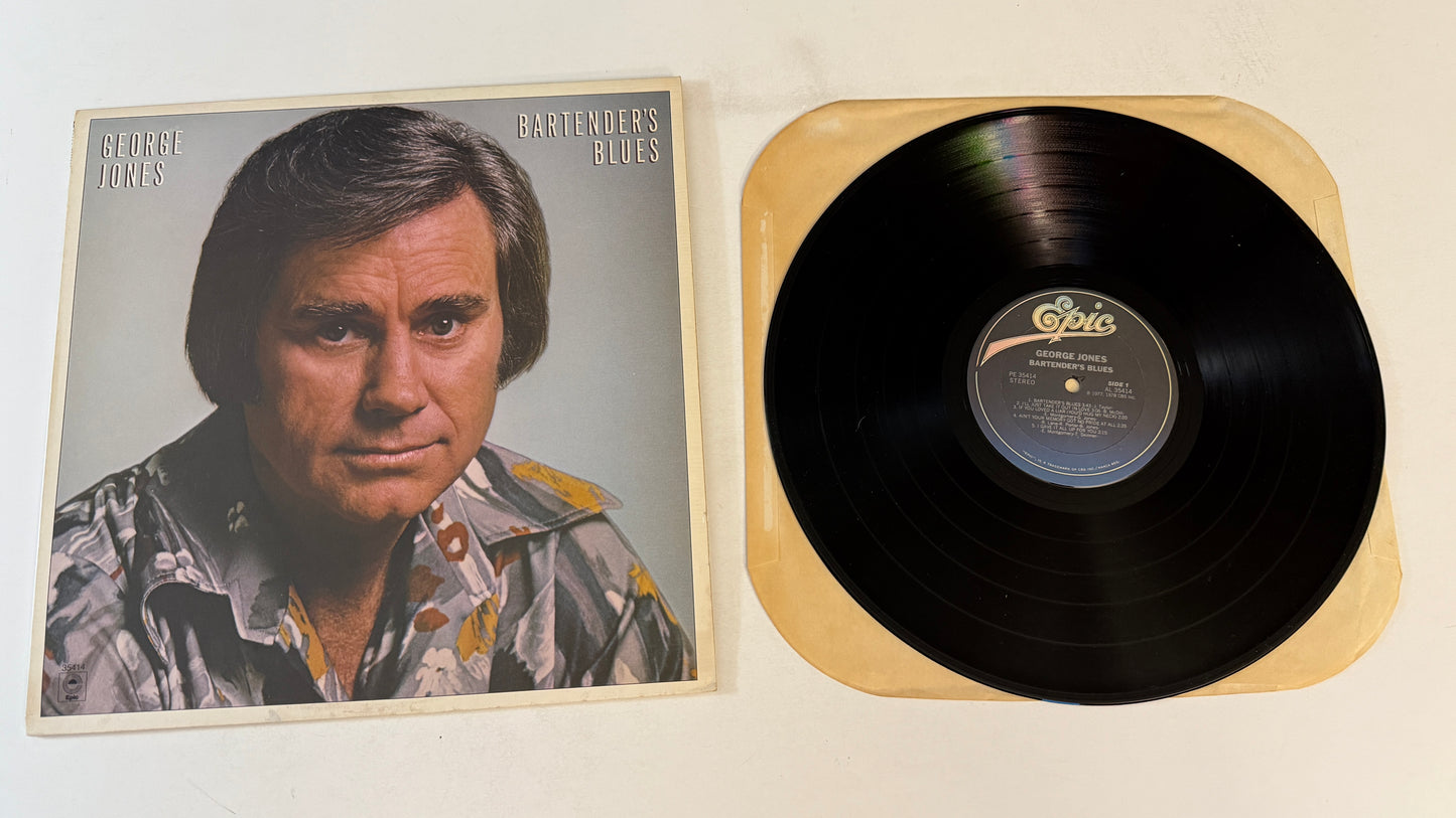 George Jones Bartender's Blues Used Vinyl LP VG+\VG+